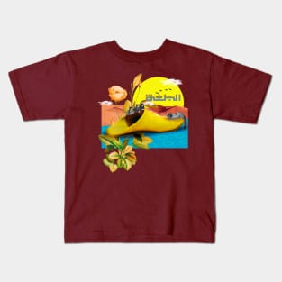 moroccan cultural shoe - Belgha Kids T-Shirt